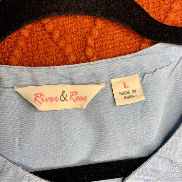 Mini Light Blue Dress - Picture 2 of 3